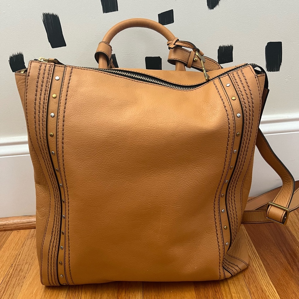 NWT Fossil Parker backpack in Tan